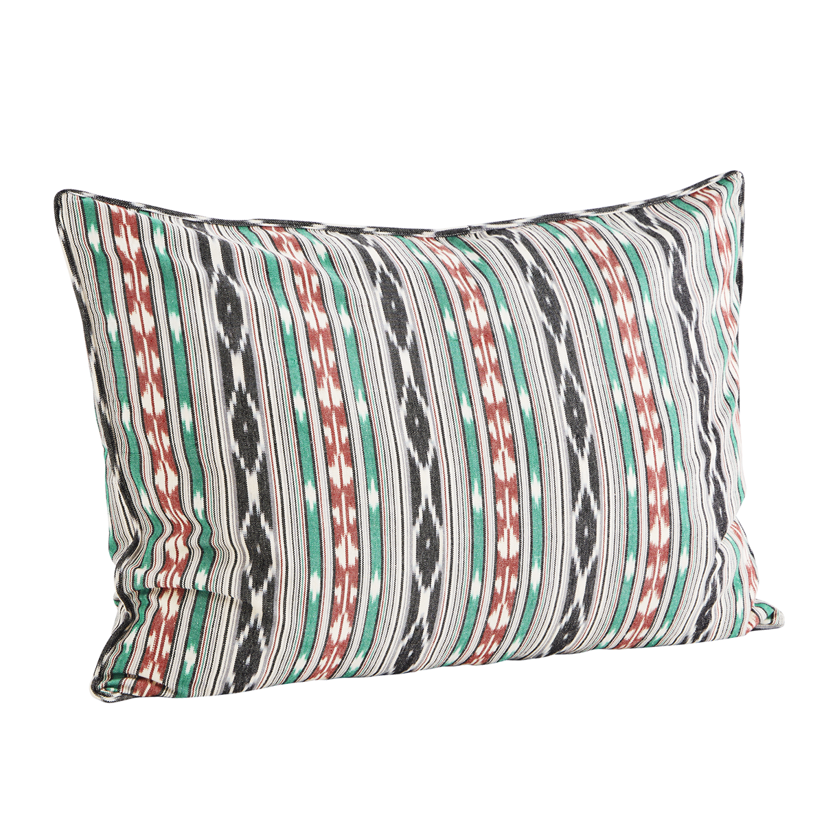 Ikat woven cushion cover