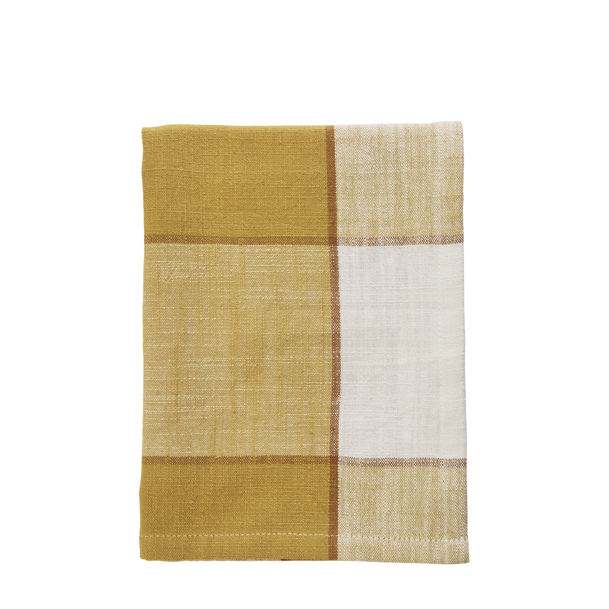 Checked kitchen towel