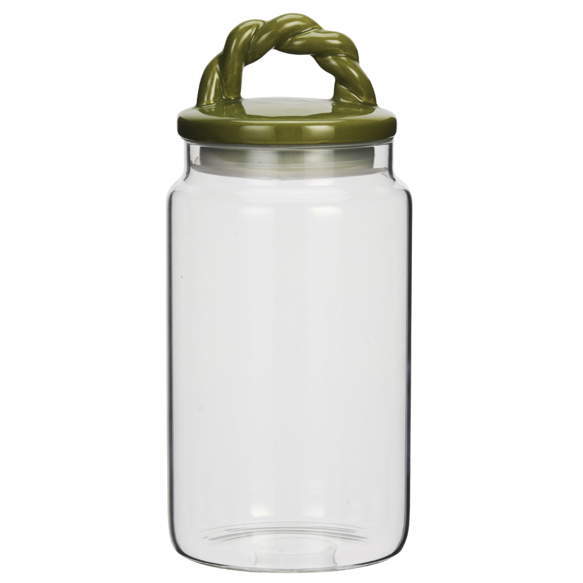 Glass jar w/ ceramic lid