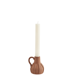 Terracotta candle stand