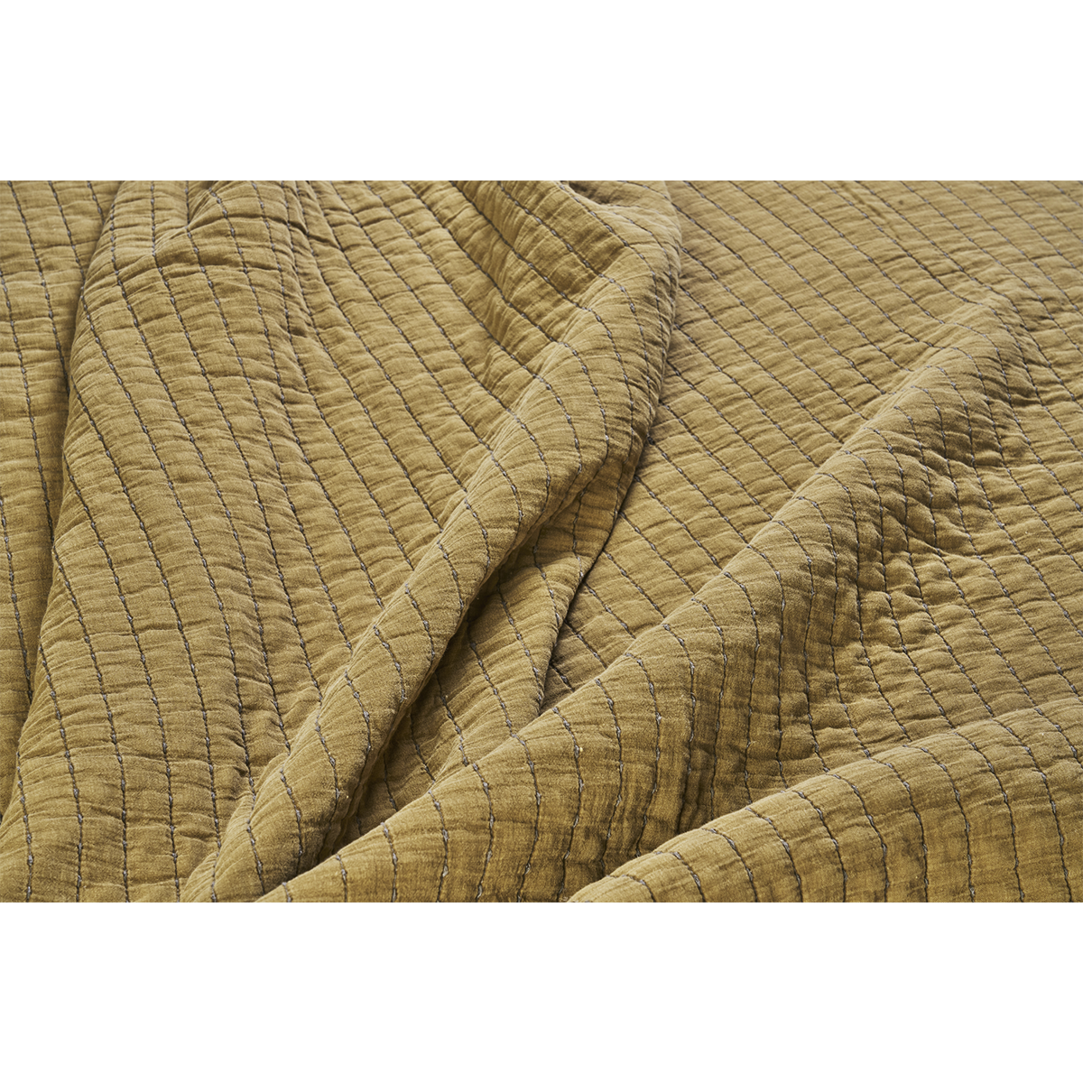 Quilted cotton throw