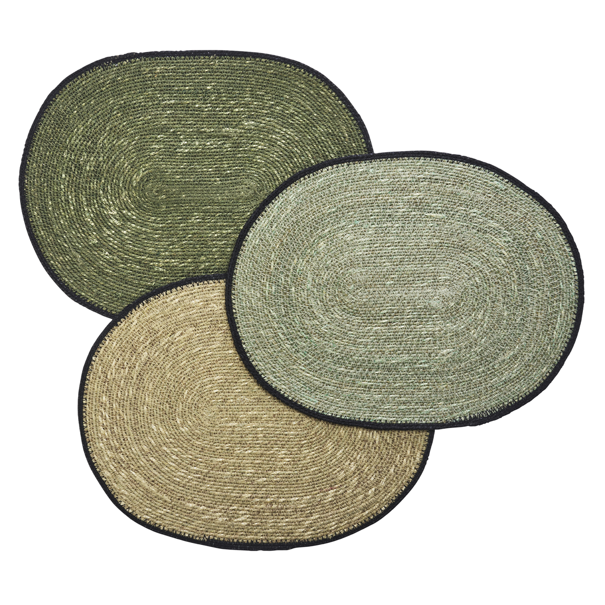 Oval seagrass placemat