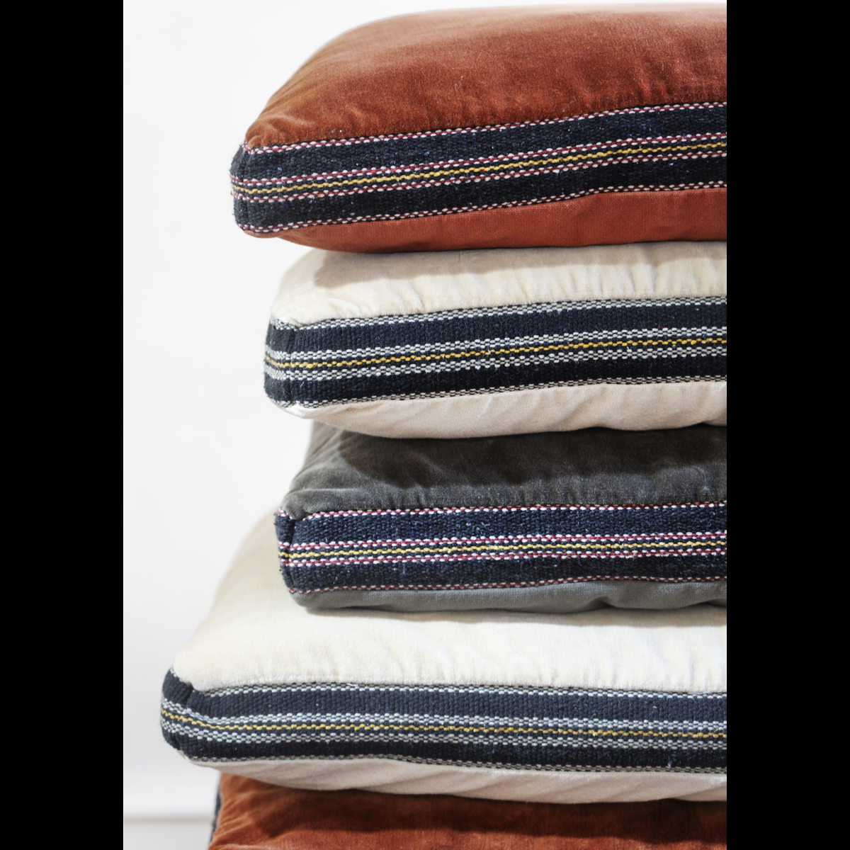 Cotton velvet seating mat