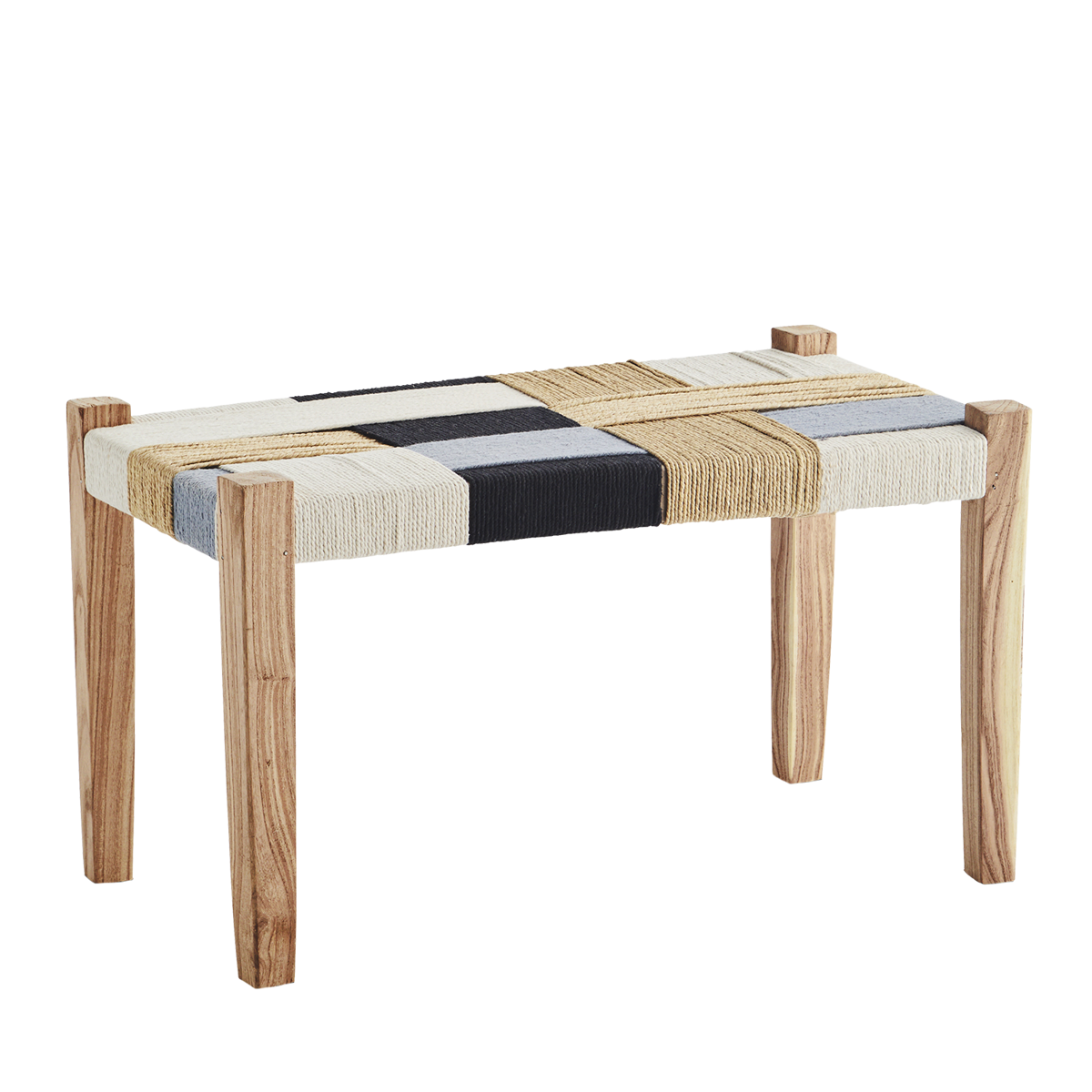 Wooden bench w/ cotton