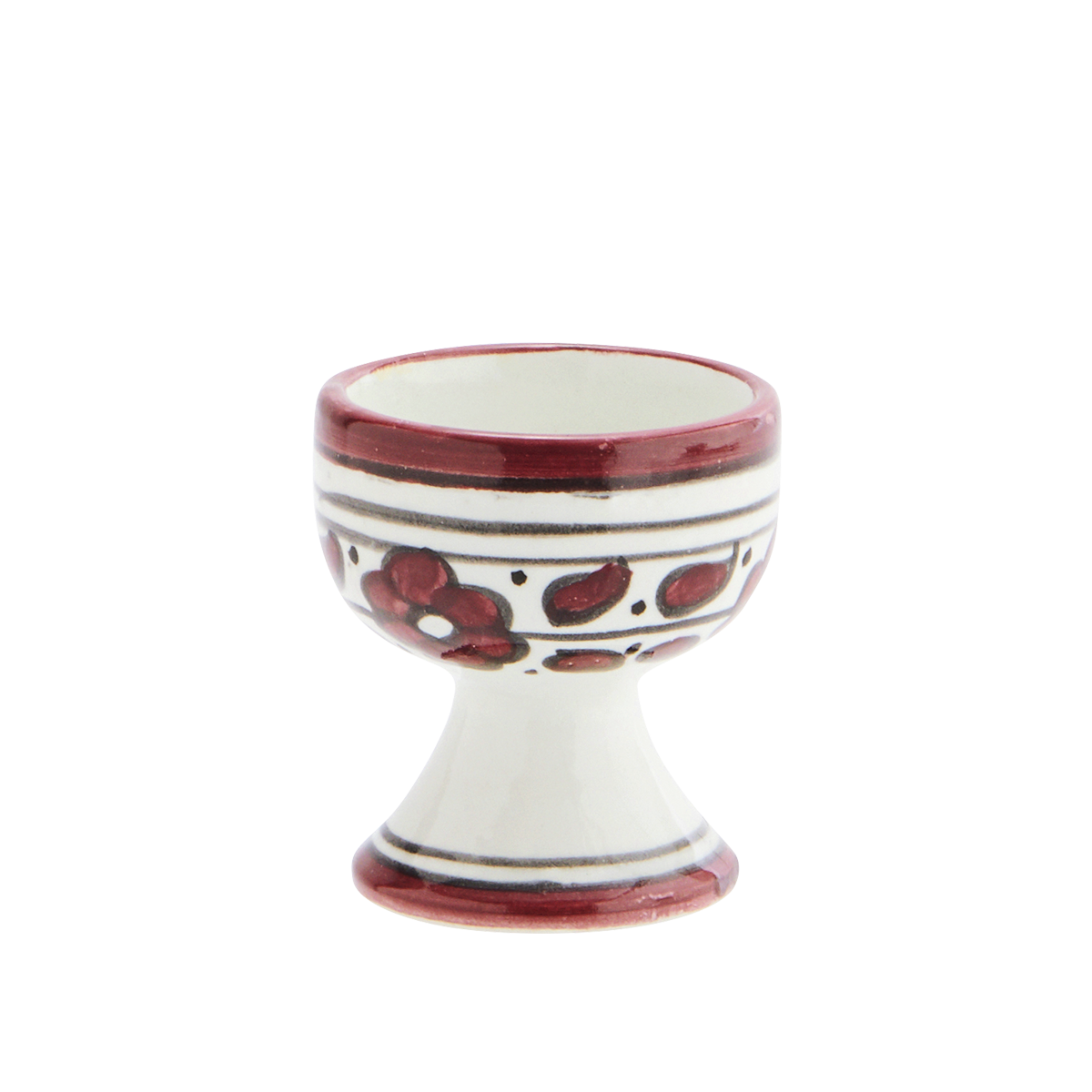Hand painted stoneware egg cup Hand painted stoneware egg cup