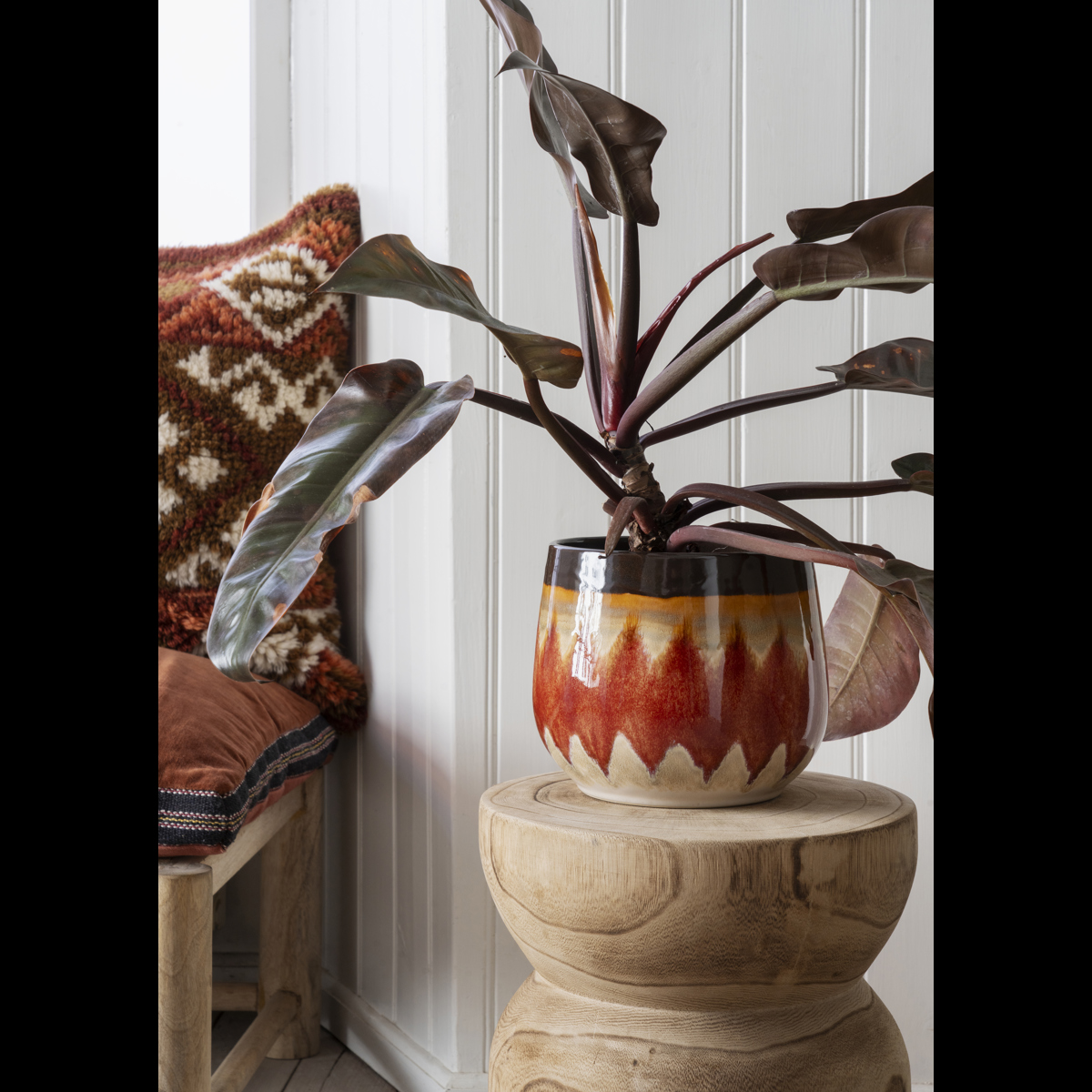Wooden stool