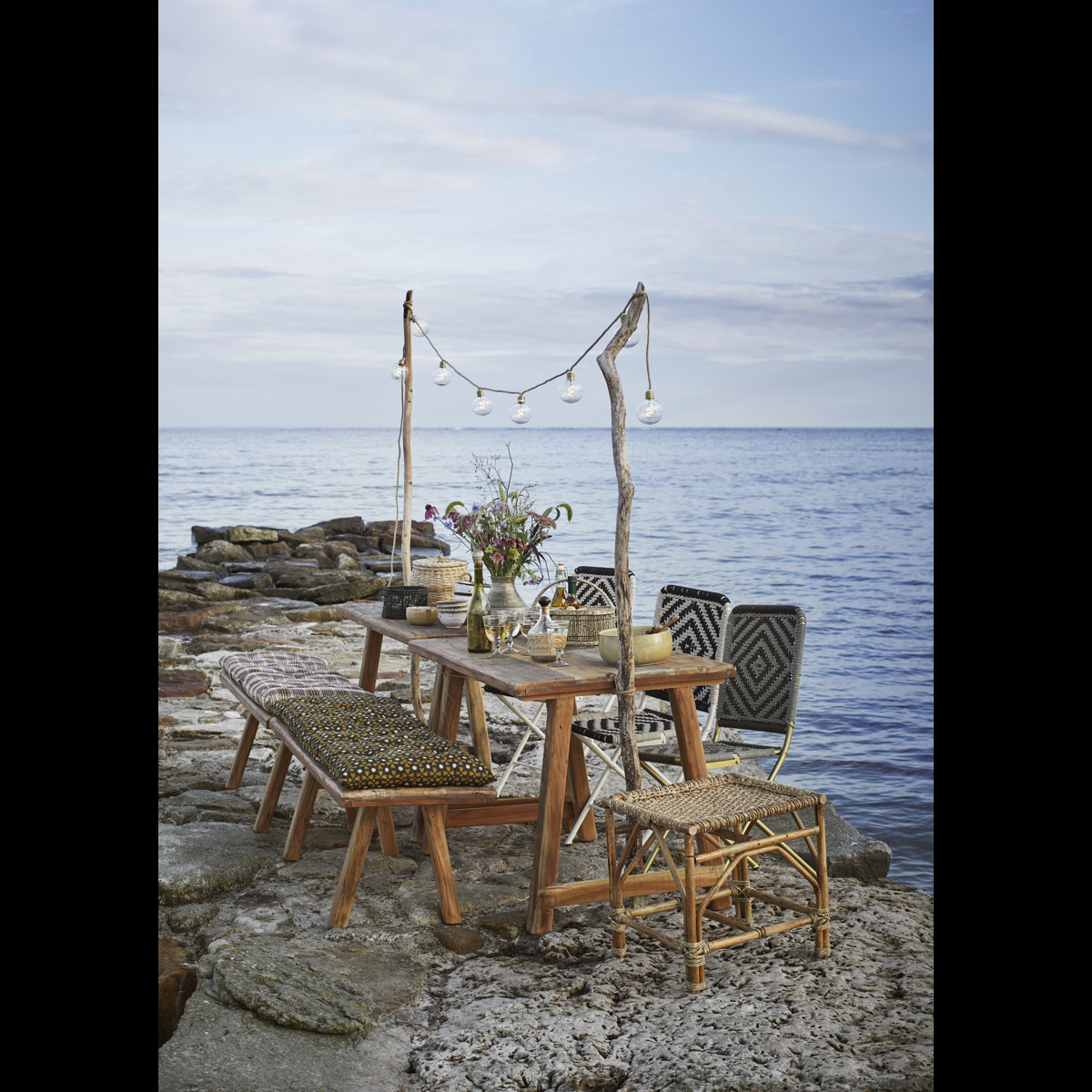 Recycled wooden table