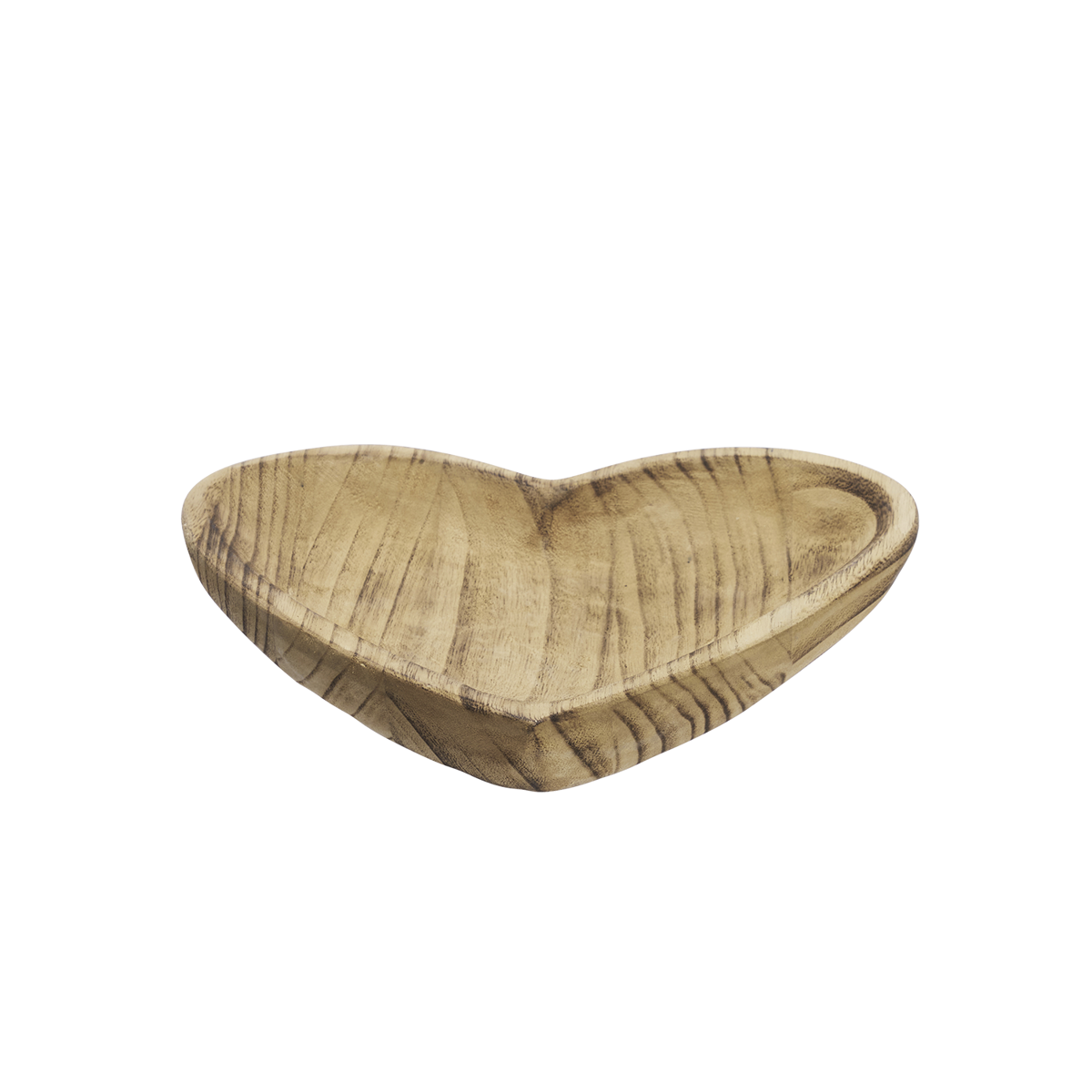 Wooden heart tray