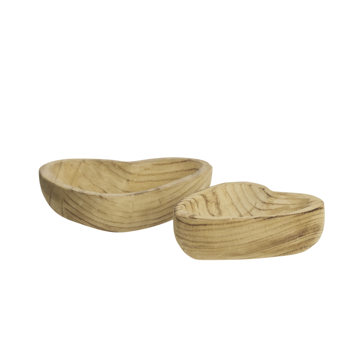 Wooden heart trays