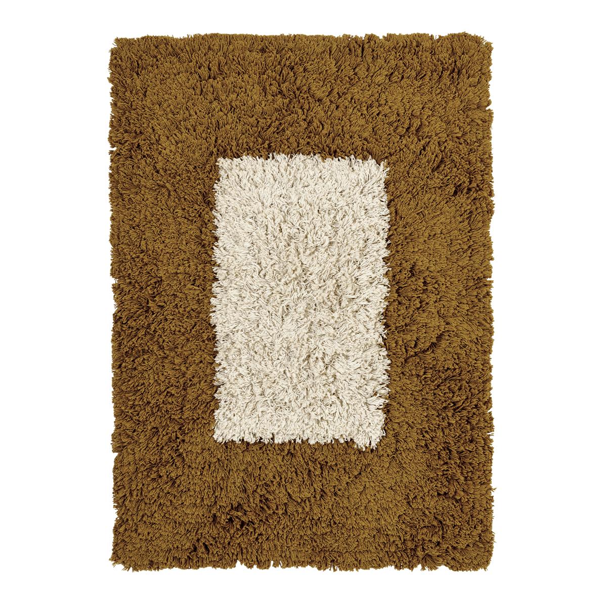Tufted cotton bath mat