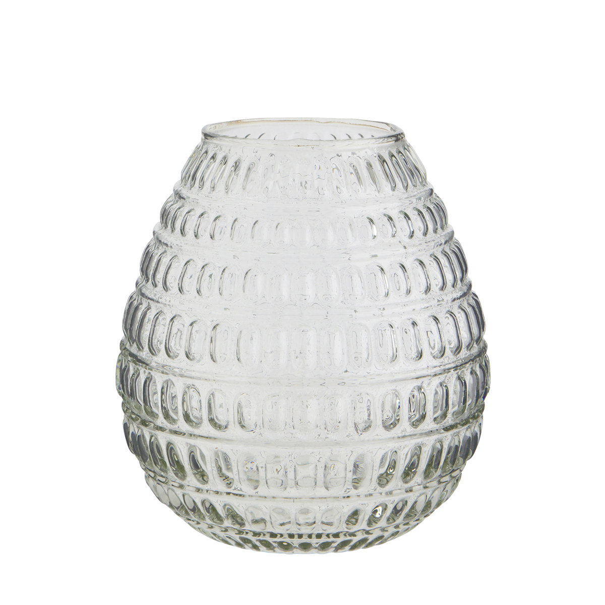 Glass vase w/ dots