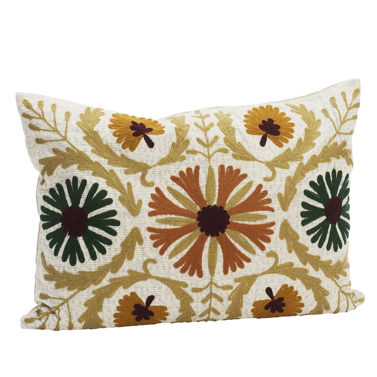 Suzani embroidered cushion cover