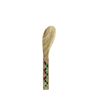 Wooden butter knife w/ bamboo