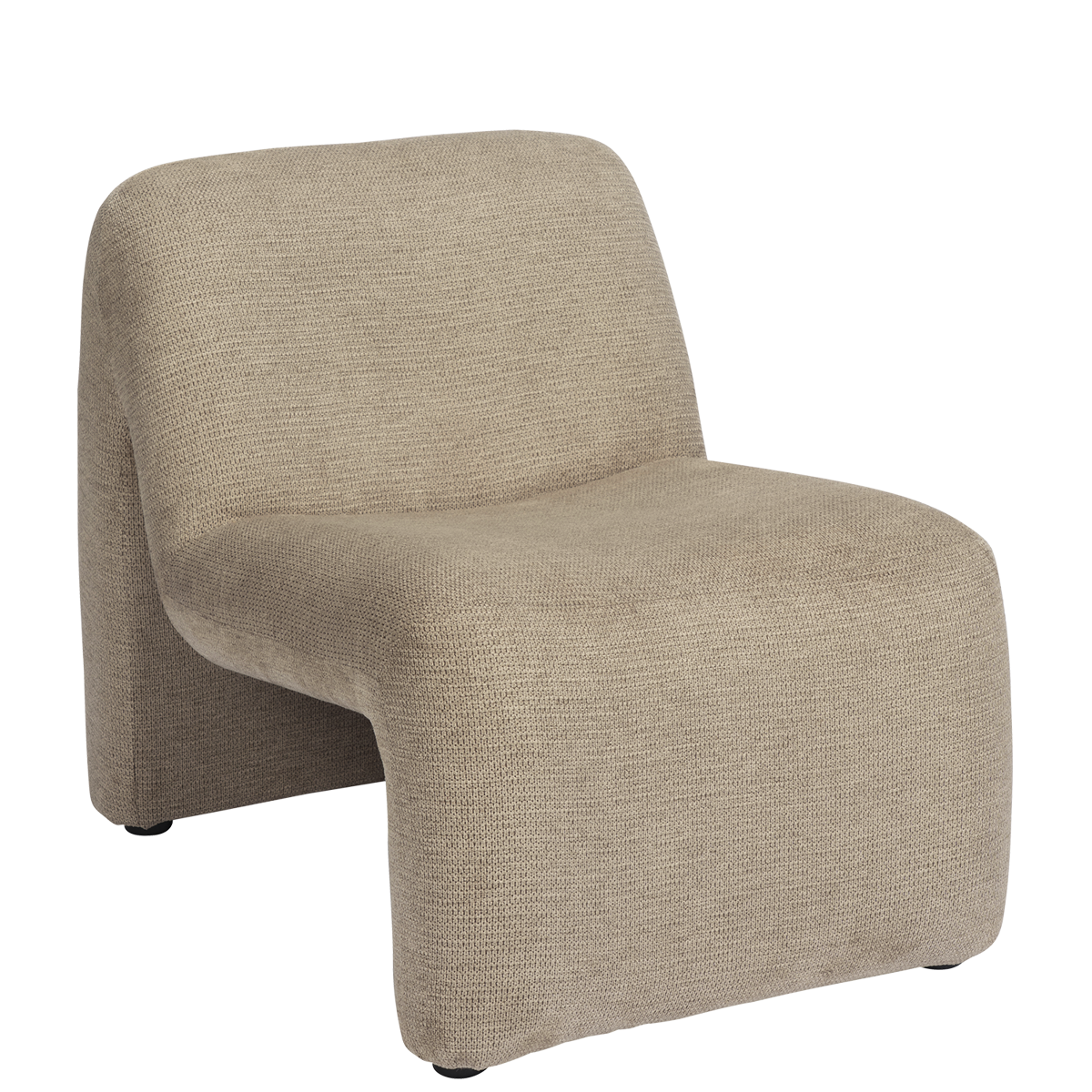 Velvet lounge chair