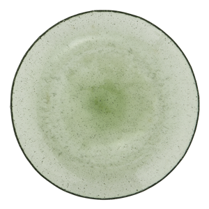 Coloured glass dinner plate