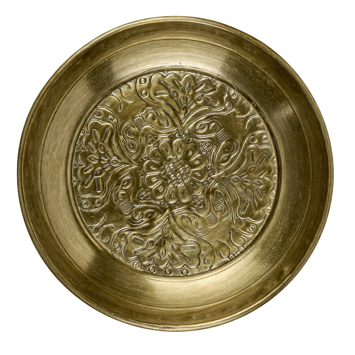 Embossed aluminium bowl