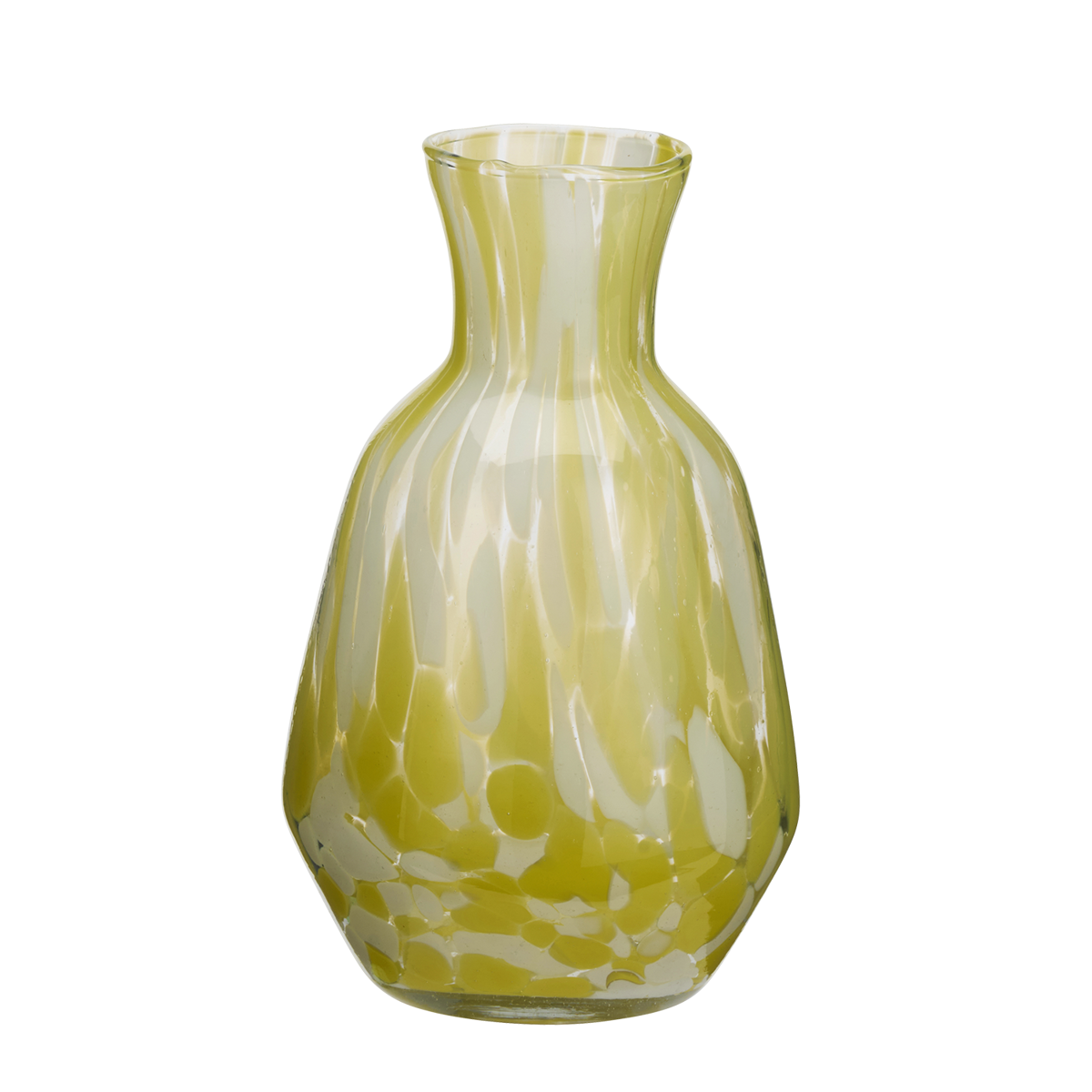 Coloured glass jug