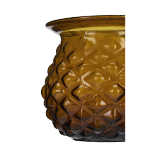 Recycled glass vase