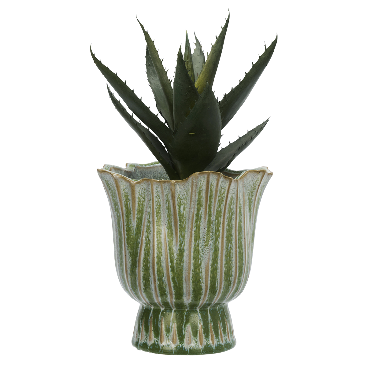 Stoneware flower pot