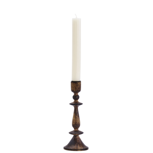 Wooden candle holder