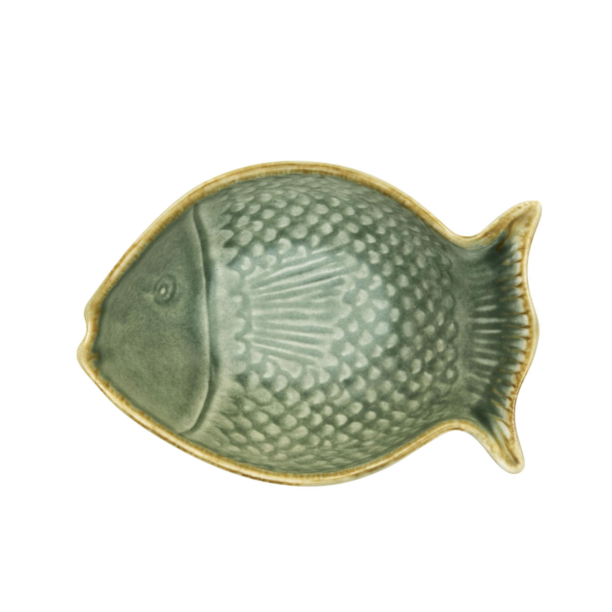 Stoneware fish bowl