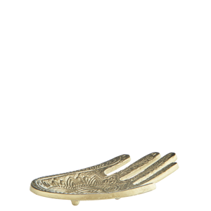 Hand hammered hamsa tray