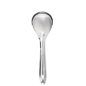 Stainless steel serving spoon