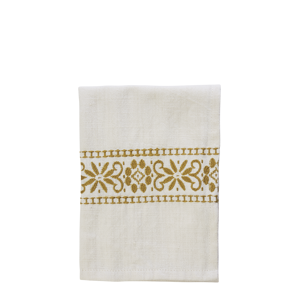 Embroidered kitchen towel