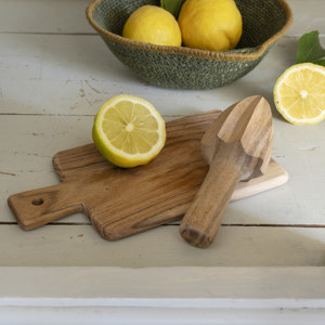 Rectangular wooden chopping board