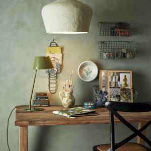 Enamel table lamp