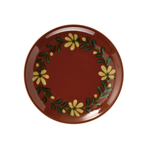 Hand-painted lunch plate