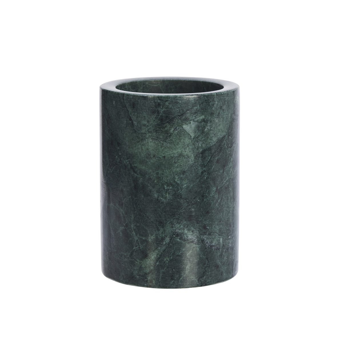Round marble jar